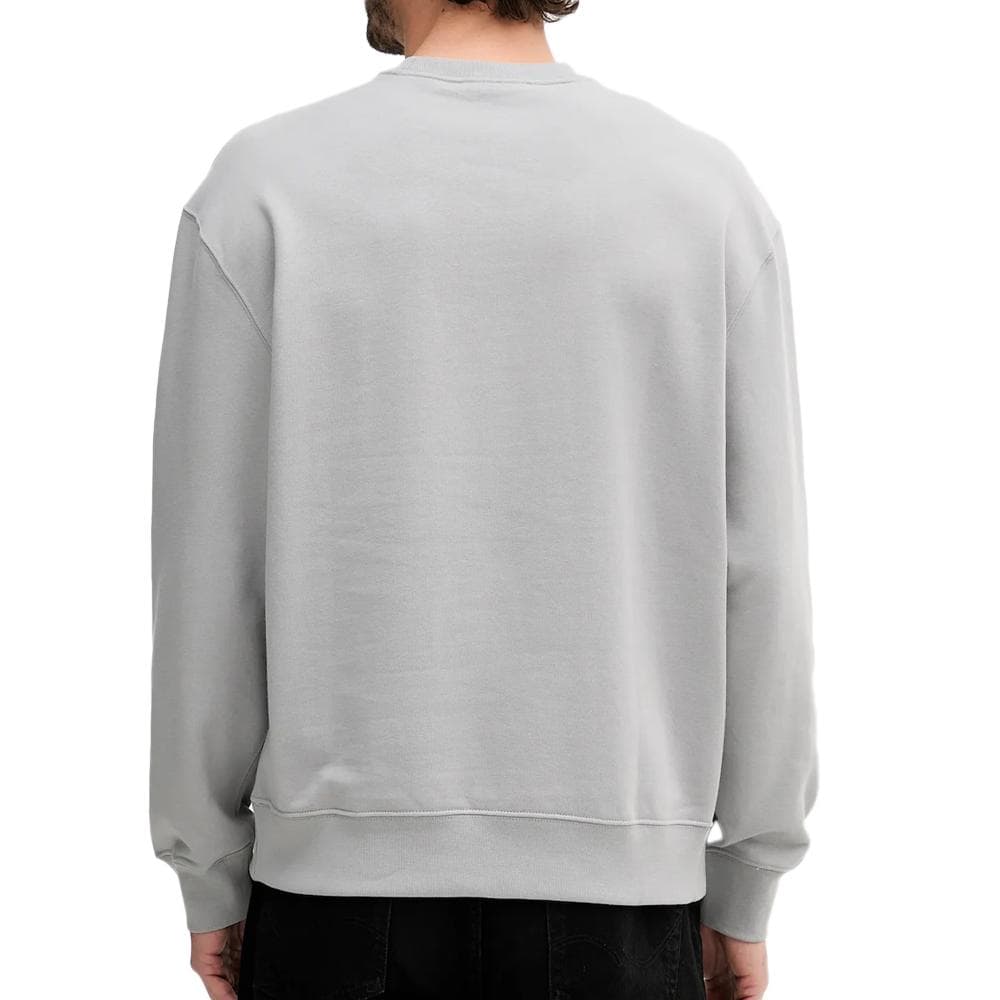 Sweat Gris Homme Calvin Klein Jeans Badge Terry 2