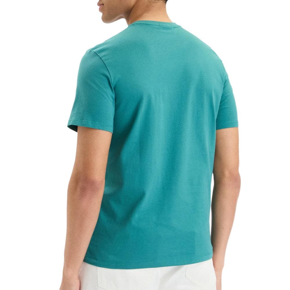 T-Shirt Turquoise Homme Calvin Klein Jeans Classic Monogram 2