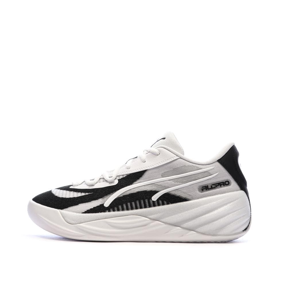 Chaussures de Basketball Blanche/Noir Homme Puma All-pro Nitro 1