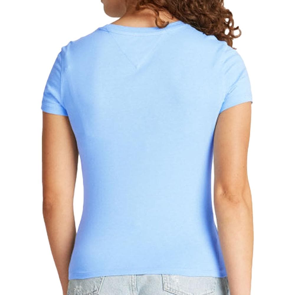 T-shirt Bleu/Blanc Femme Tommy Hilfiger Essential 2