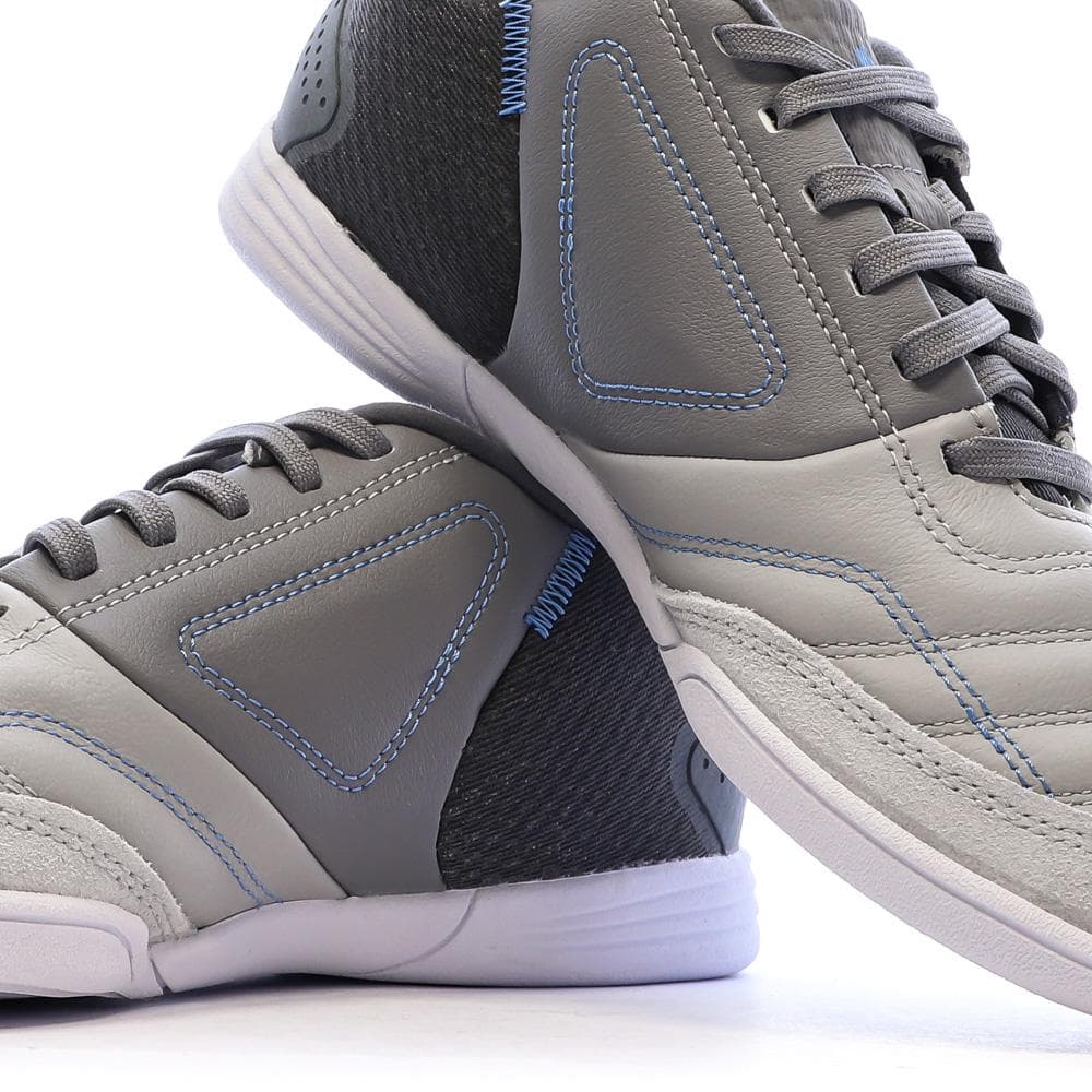 Chaussures de Futsal Gris/Noir/Bleu Garçon Adidas Top Sala 7