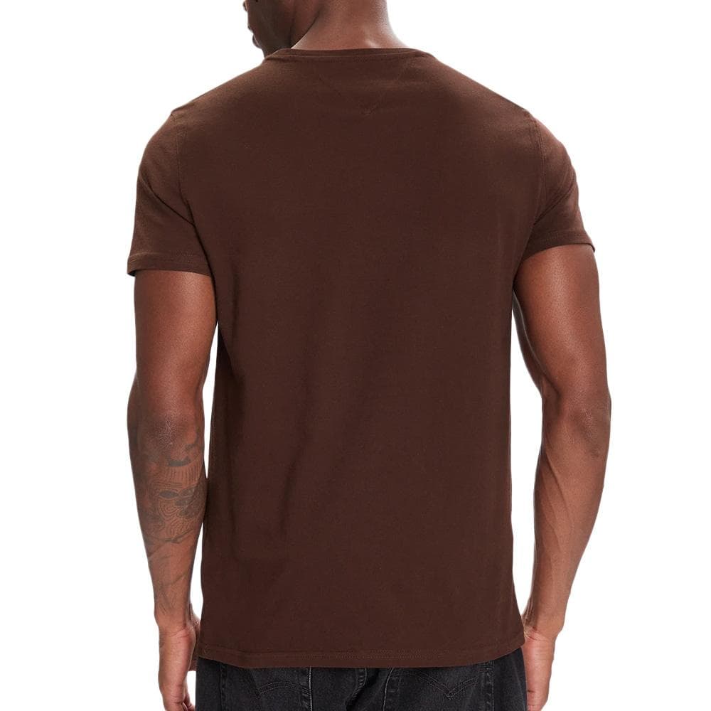 T-shirt Marron Homme Tommy Hilfiger Tjm Xslim Jersey 2