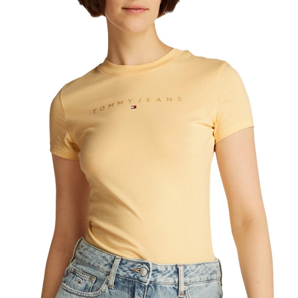 T-shirt Jaune Femme Tommy Hilfiger Night Navy 1