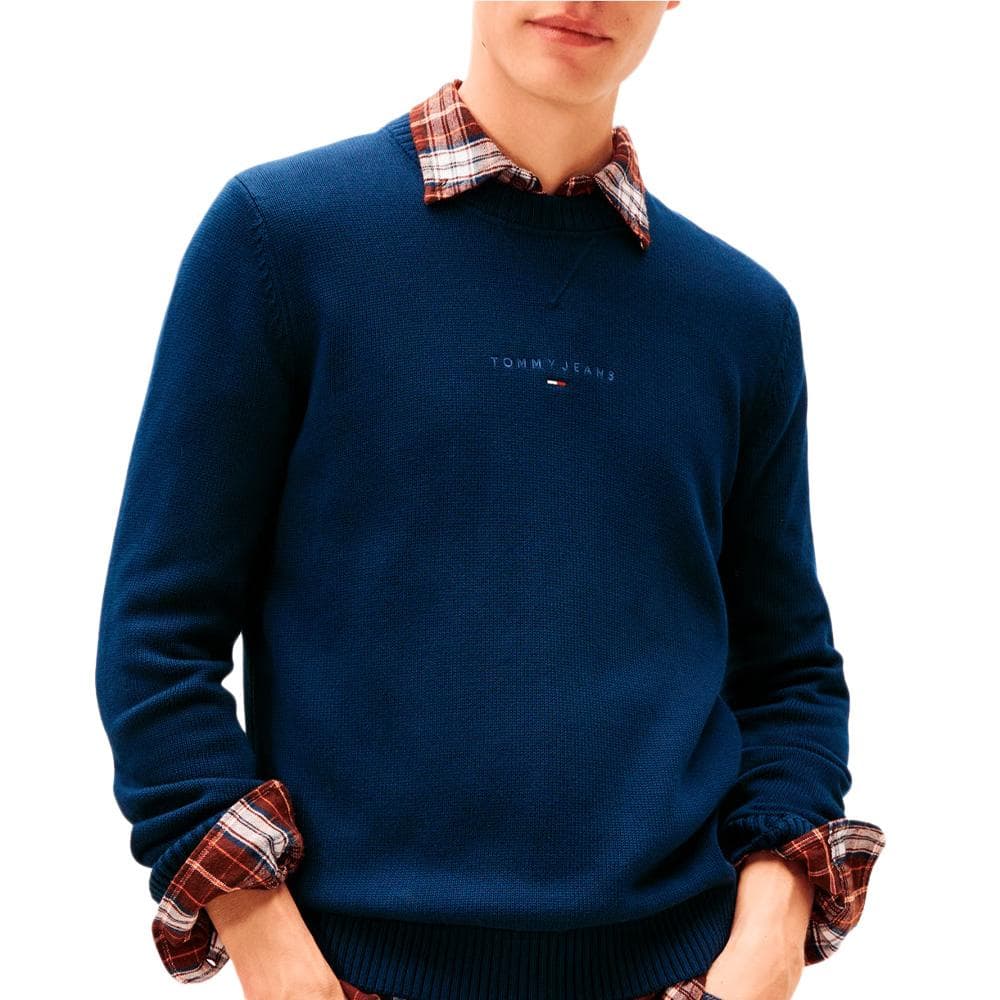 Pull Marine Homme Tommy Hilfiger Linears 1