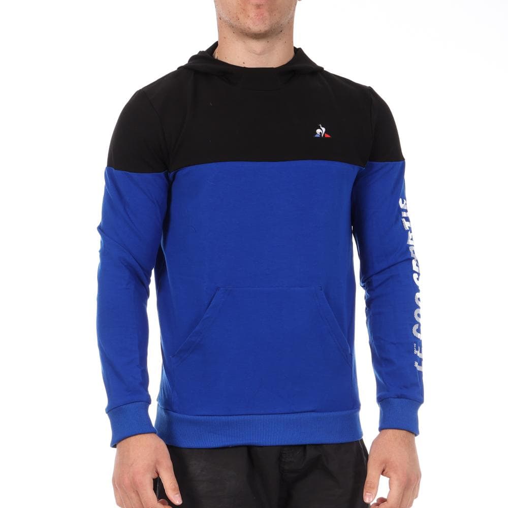 Sweat Bleu/Noir Homme Le Coq Sportif Hoody 1