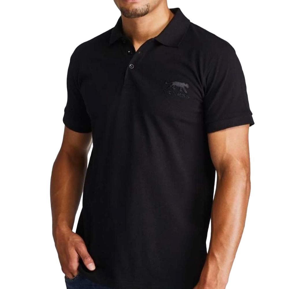 Polo Noir Homme Airness Predator 1
