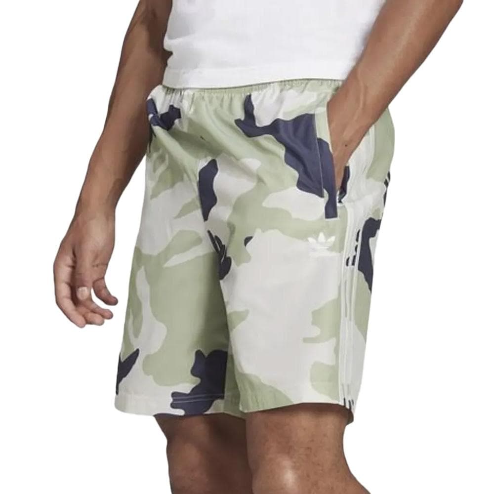 Short Vert/Violet/Blanc Homme Adidas Camo 1