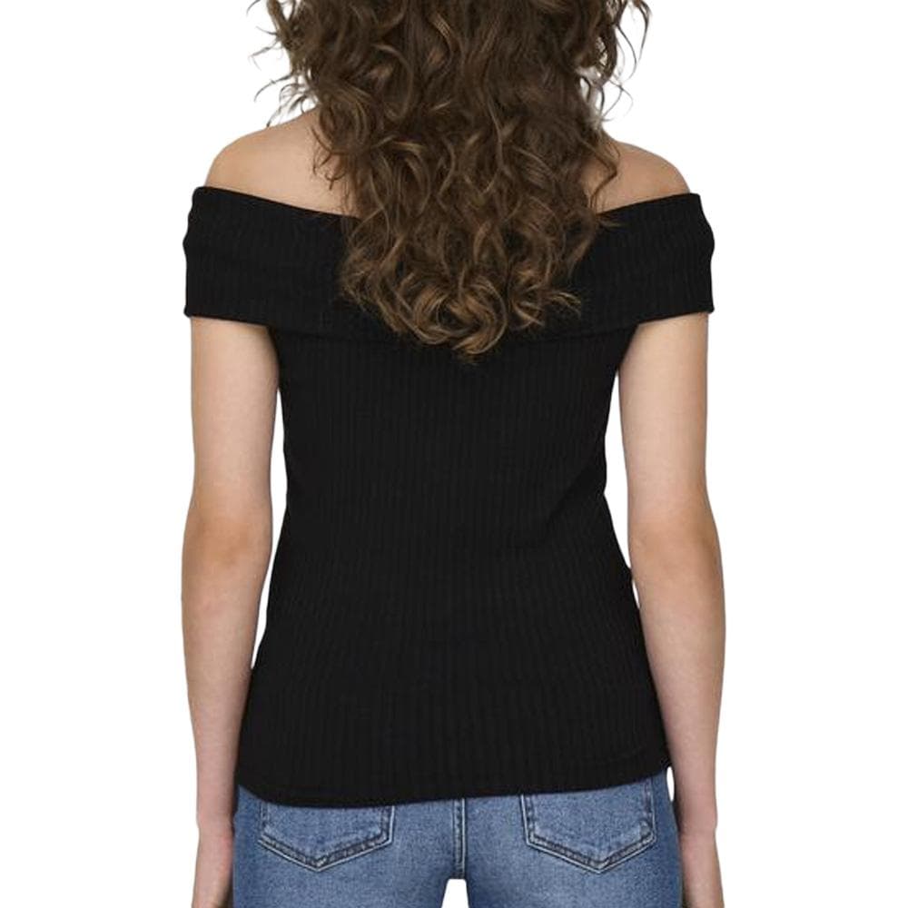T-Shirt Noir Femme JDY Fransiska 15344028 2