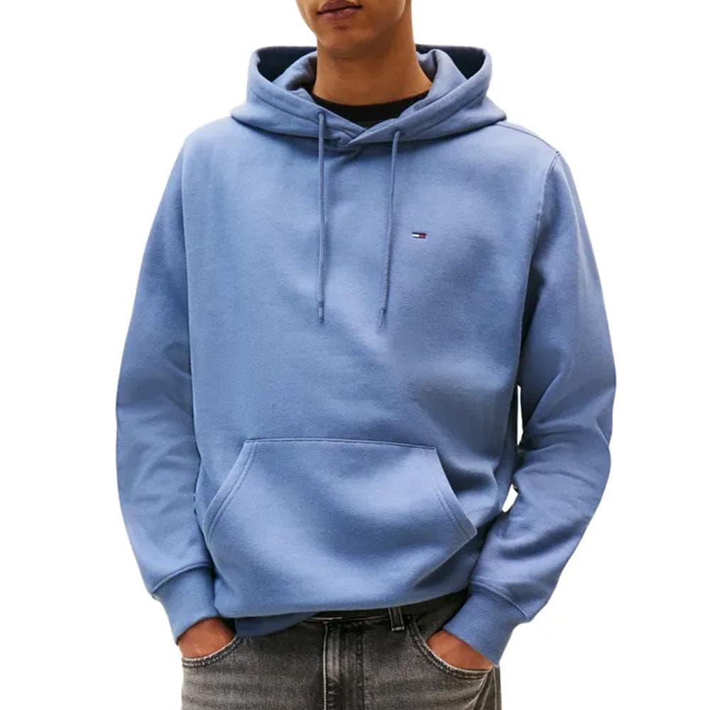 Sweat Bleu Homme Tommy Hilfiger Tjm Reg S Flag 1