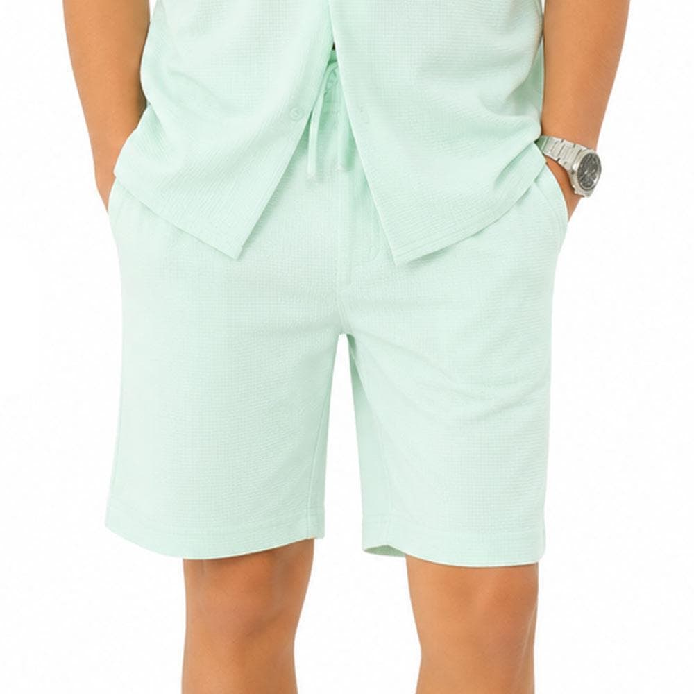 Short Turquoise Garçon Paname Brothers Poly Texture 1