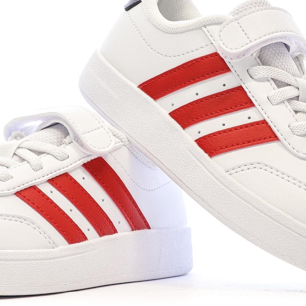 Baskets Blanc/Rouge Garçon Adidas Breaknet 2.0 7