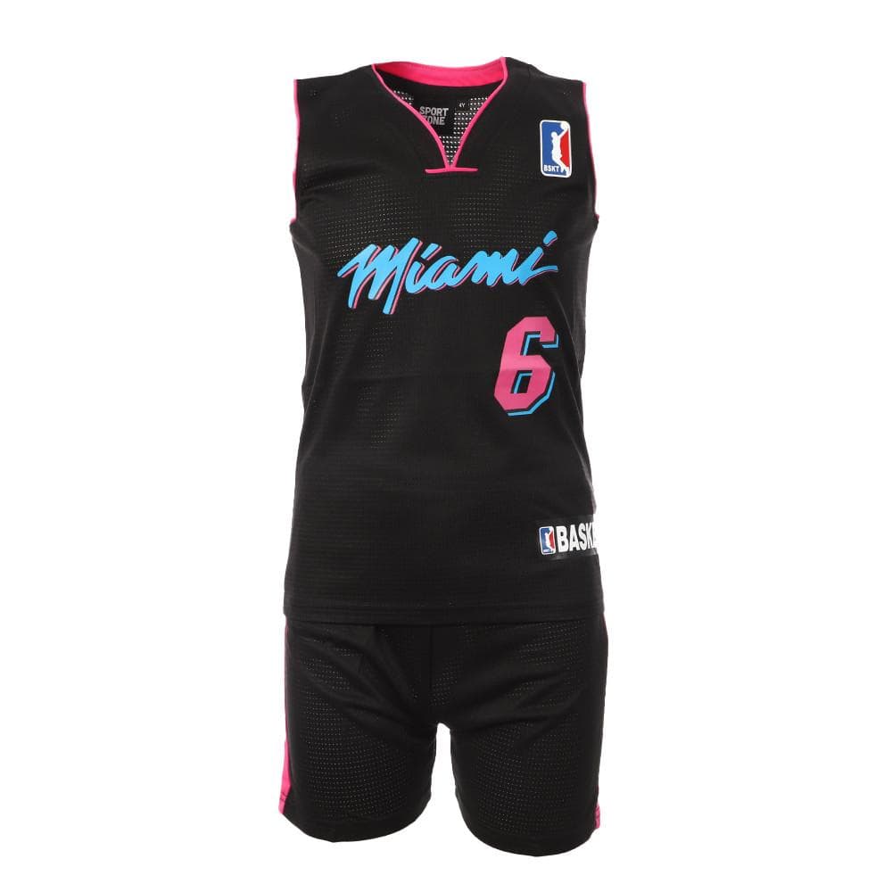 Miami Heat Ensemble de basket Noir Enfant Sport Zone DAPL5810 1