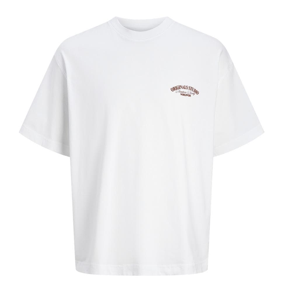 T-Shirt Blanc Garçon Jack & Jones Roxbury 1