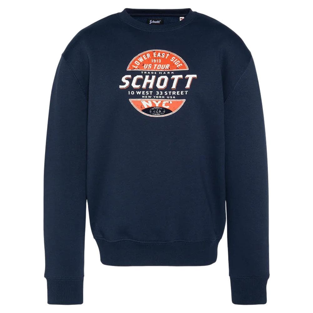 Sweat Marine Homme Schott Rdc Print 1