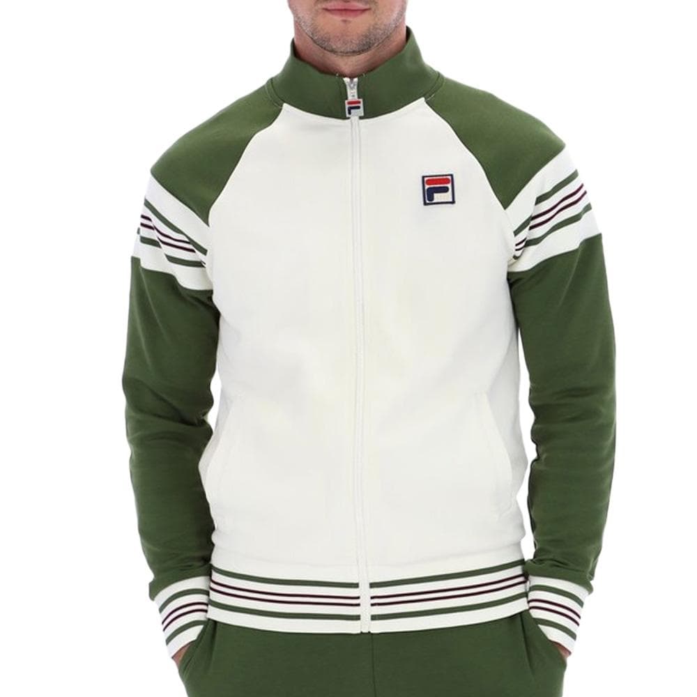 Veste de survêtement Blanc/Vert Homme Fila Ferarra 1