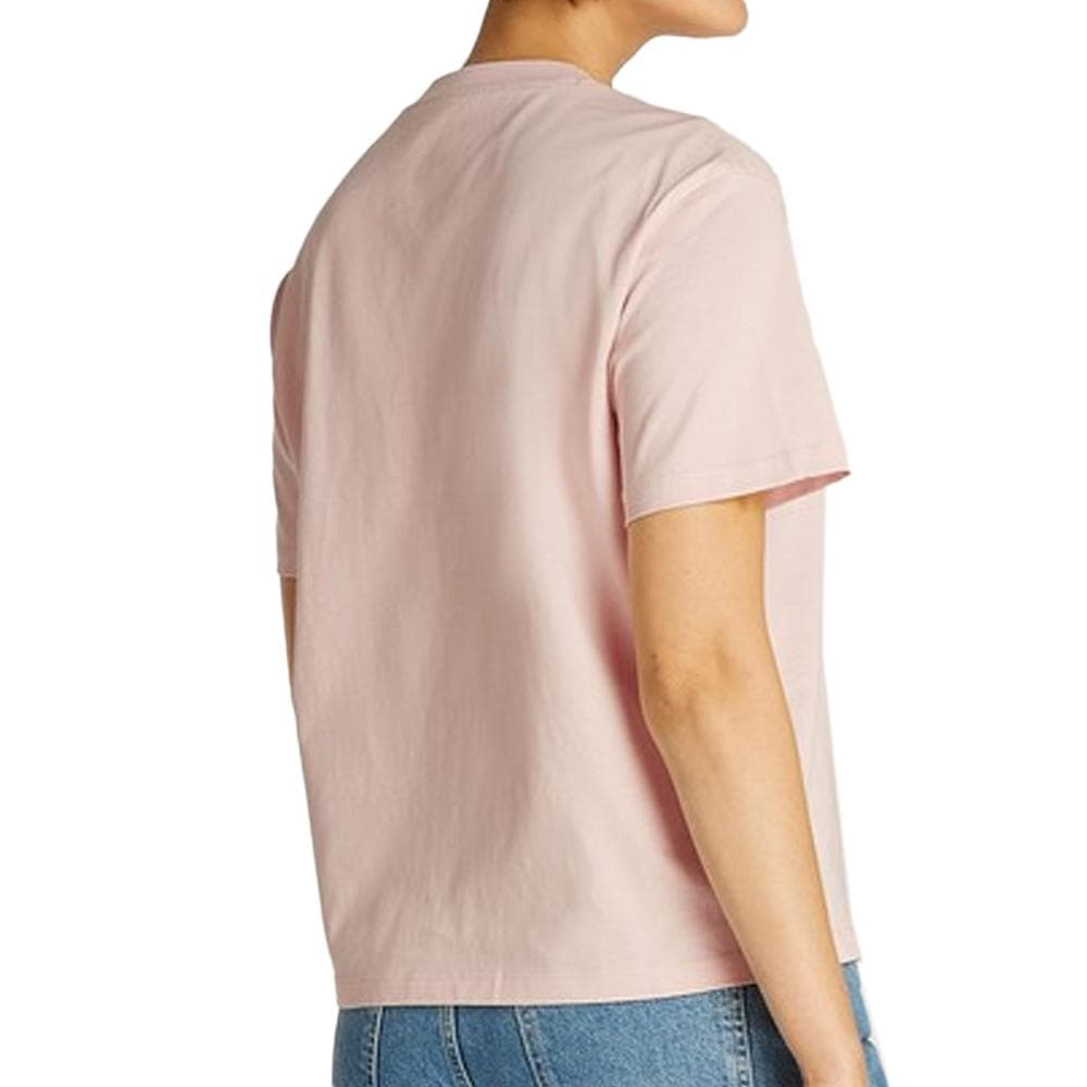 T-shirt Rose Femme Calvin Klein Jeans Embroidered09 2