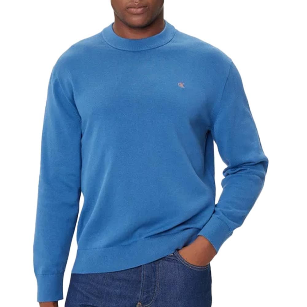 Sweat Bleu Homme Calvin Klein Jeans Easy 1