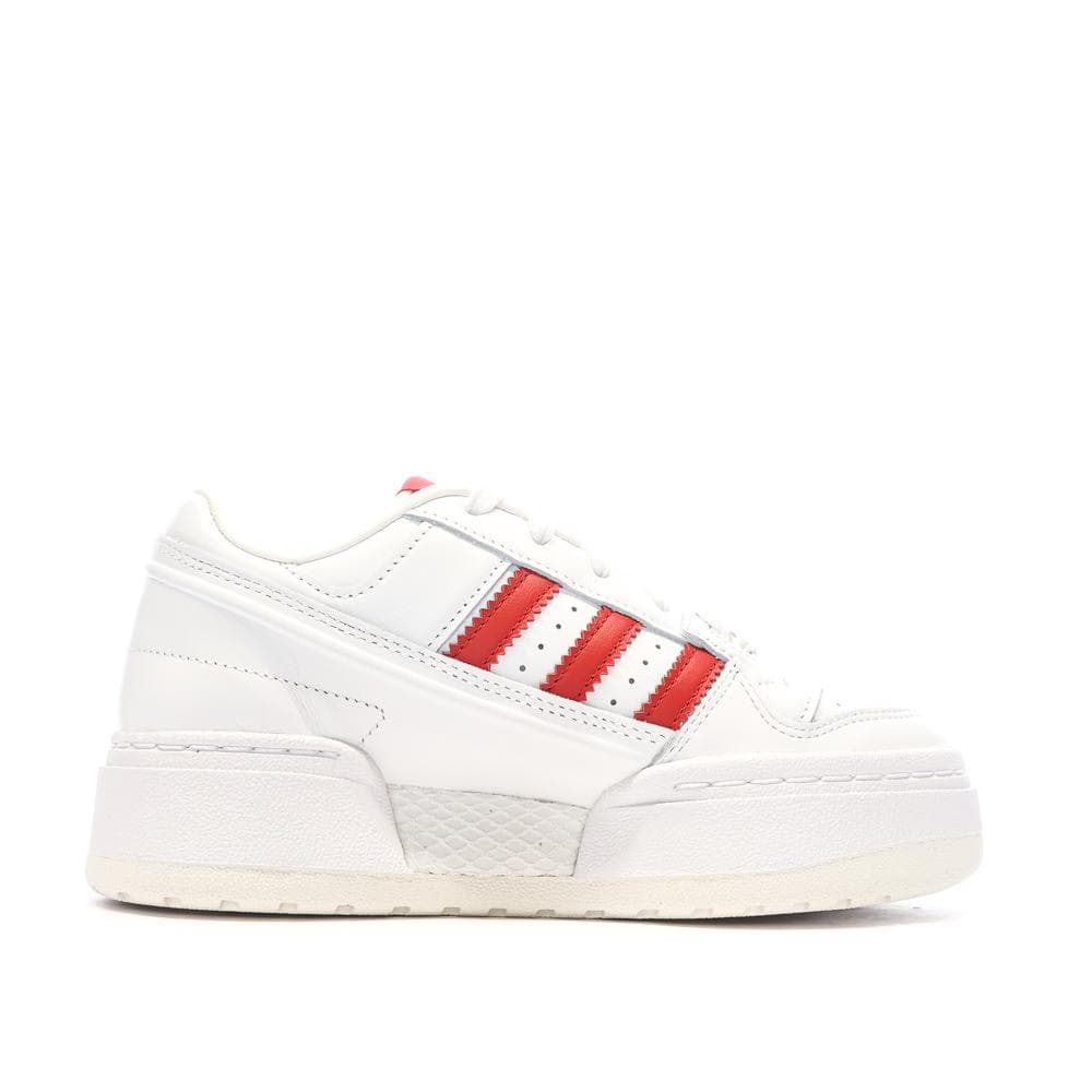 Baskets Blanches/Rouges Femme Adidas Forum Xlg 2