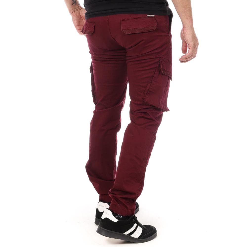 Pantalon Rouge Bordeaux Homme Paname Brothers Live 2