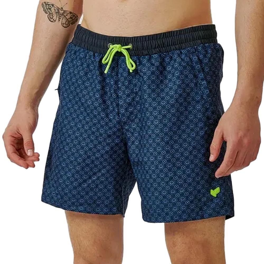 Short de bain Marine/Bleu à Imprimés Homme Kaporal MARTYE 1