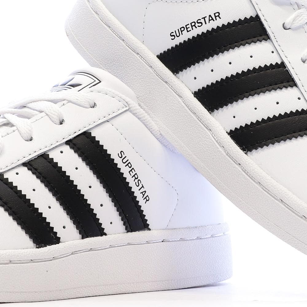 Superstar Baskets Blanc/Noir Mixte Adidas 7