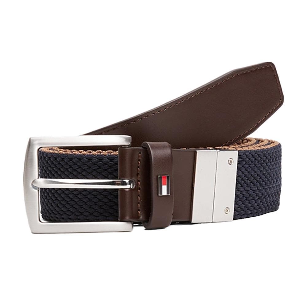 Ceinture Marron/Marine Homme Tommy Hilfiger Denton 1
