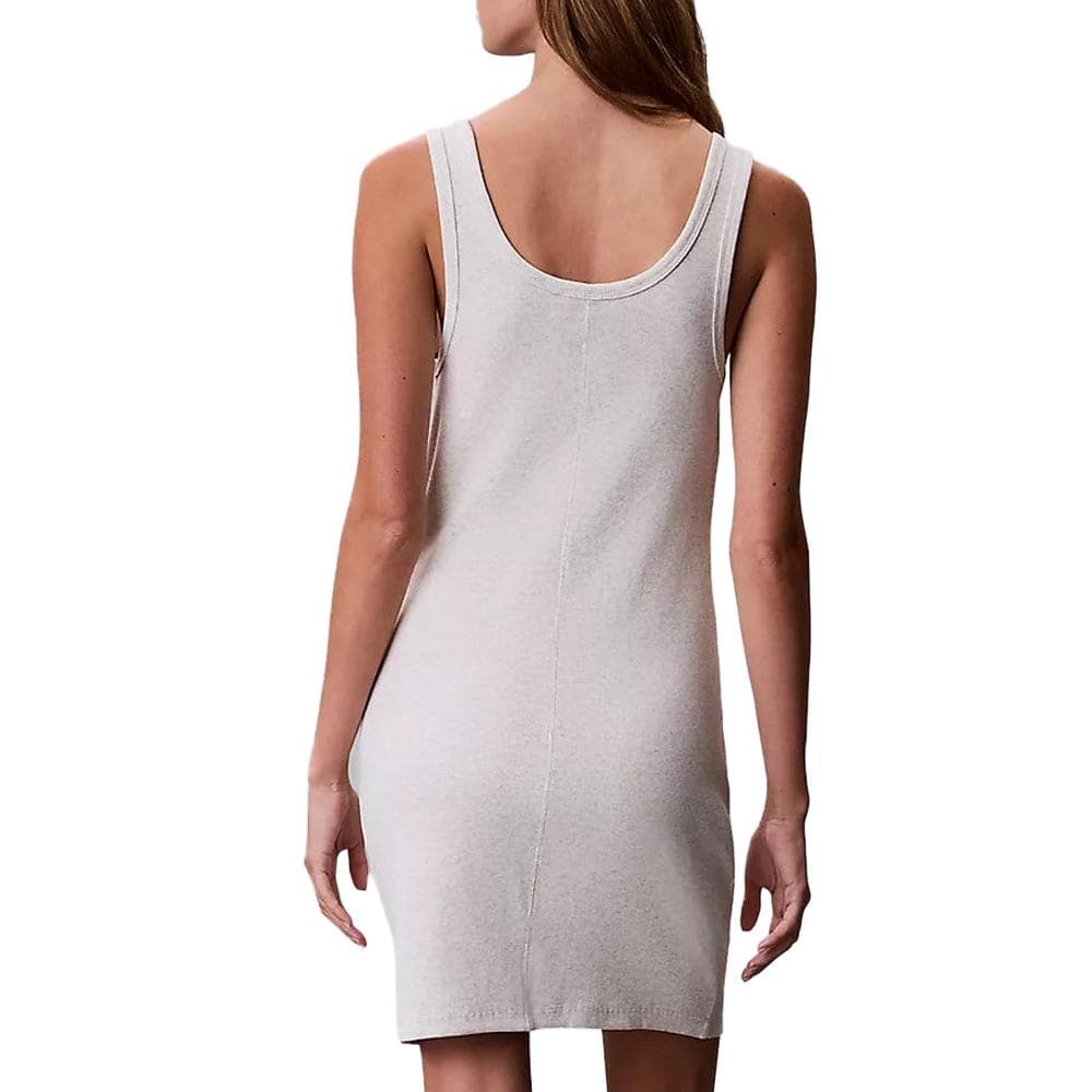 Robe Grise Clair Femme Calvin Klein Jeans Woven 2