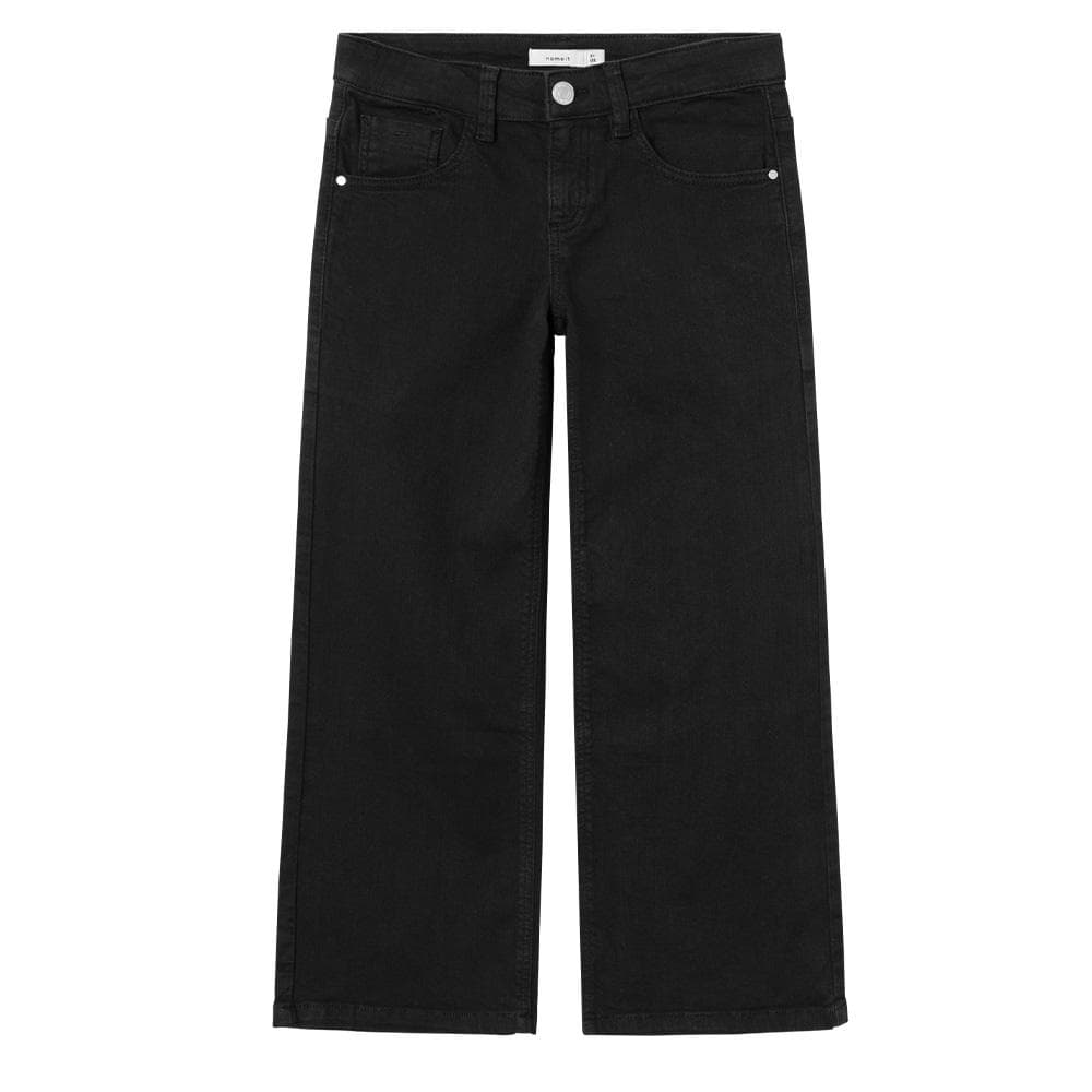 Pantalon Noir Fille Name it Frose Wide 3