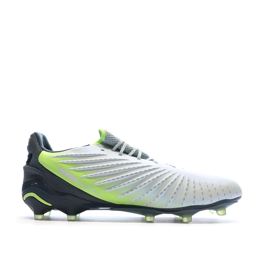 Chaussures de Foot Blanches/Noires/Vertes Homme Puma King Ultimate FG/AG 2