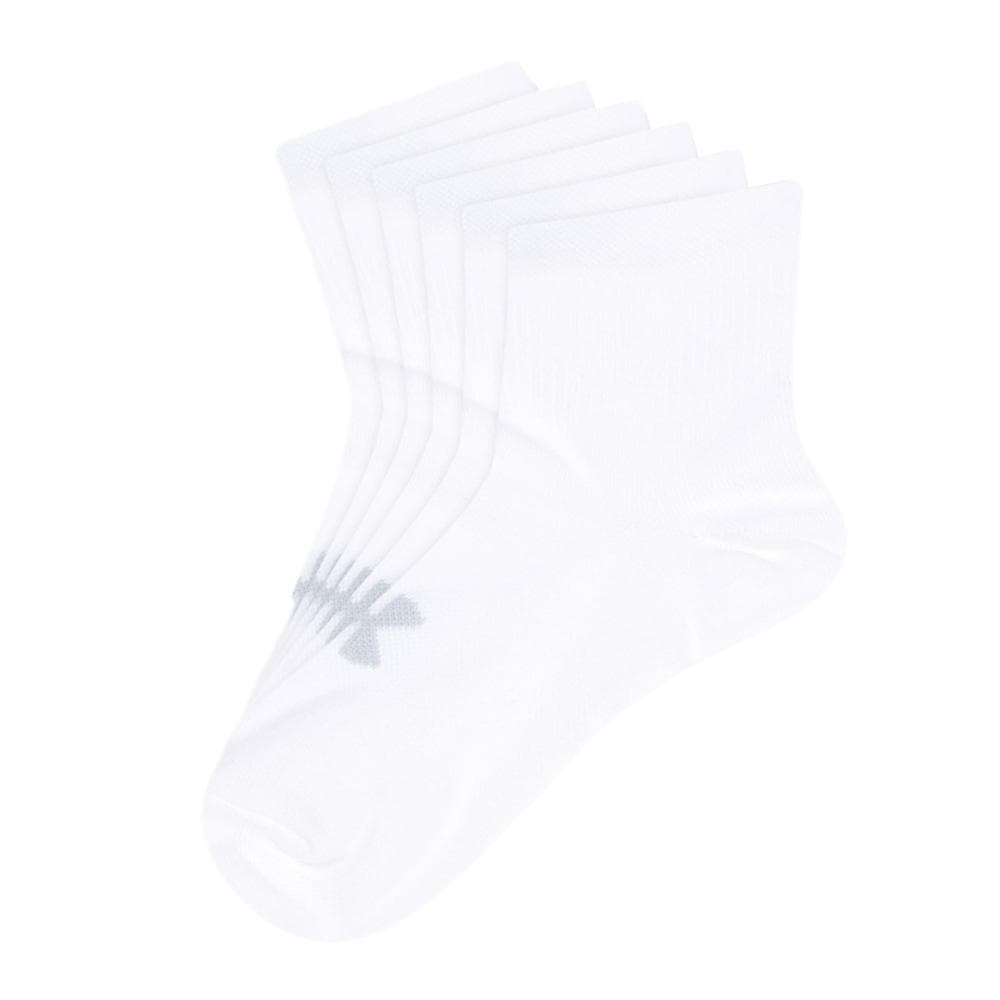 x3 Chaussettes Blanches Homme Under Armour Qtr 1