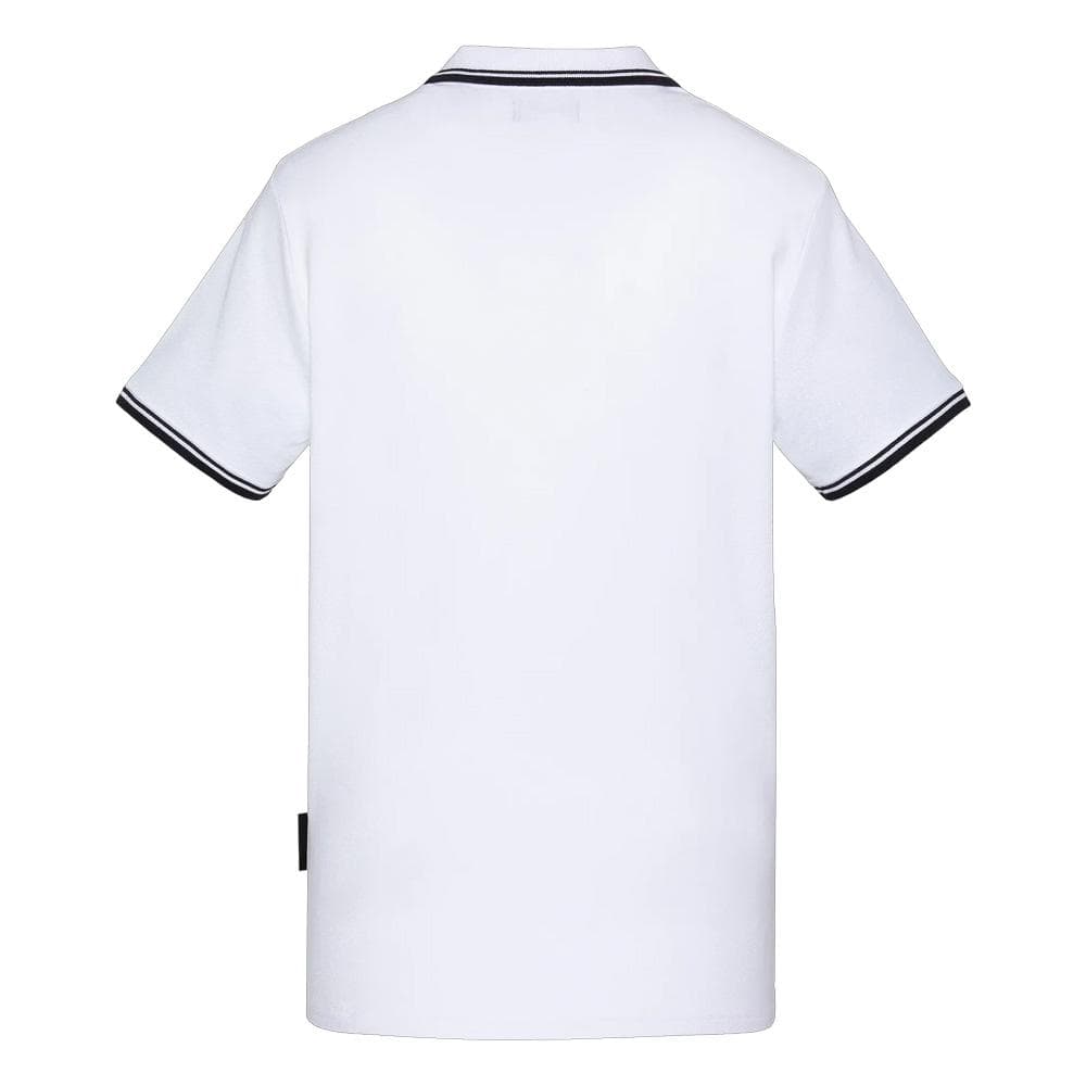 Polo Blanc Homme Schott PSWILL2 2