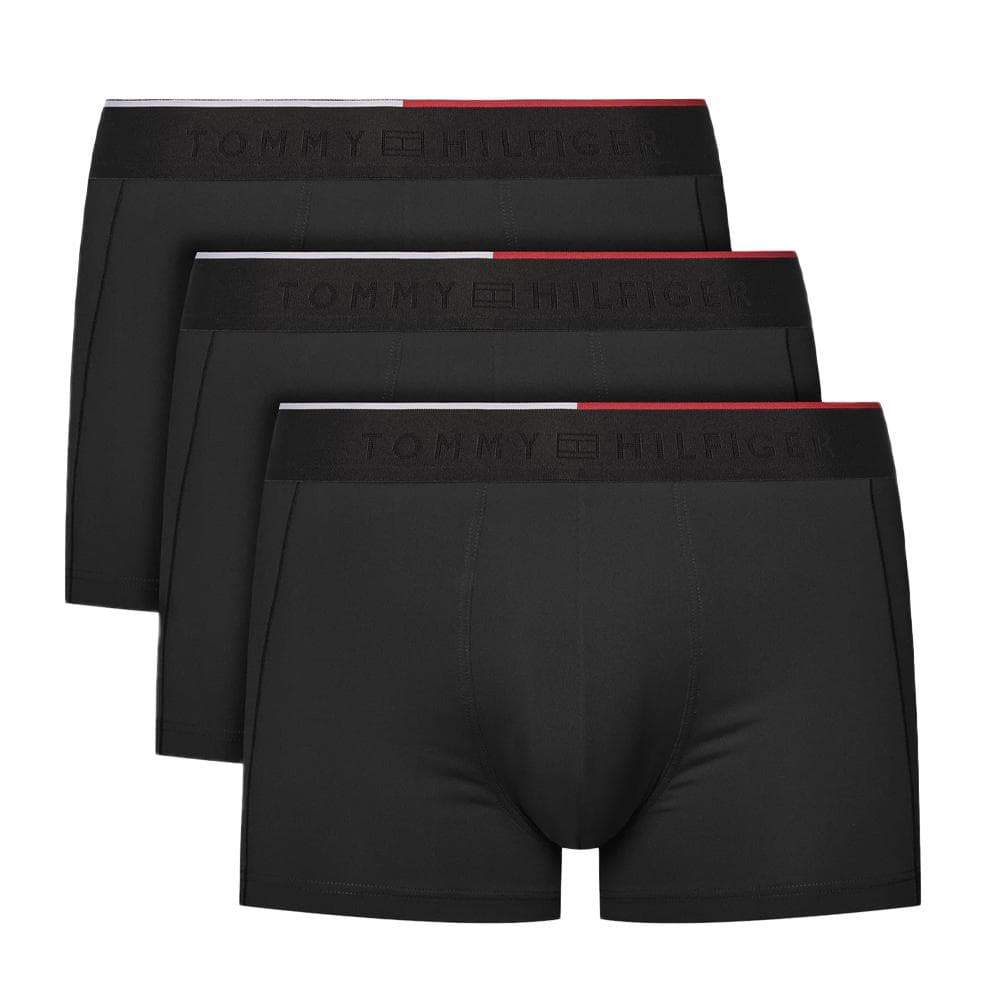 x3 Boxers Noirs Homme Tommy Hilfiger 03388 1
