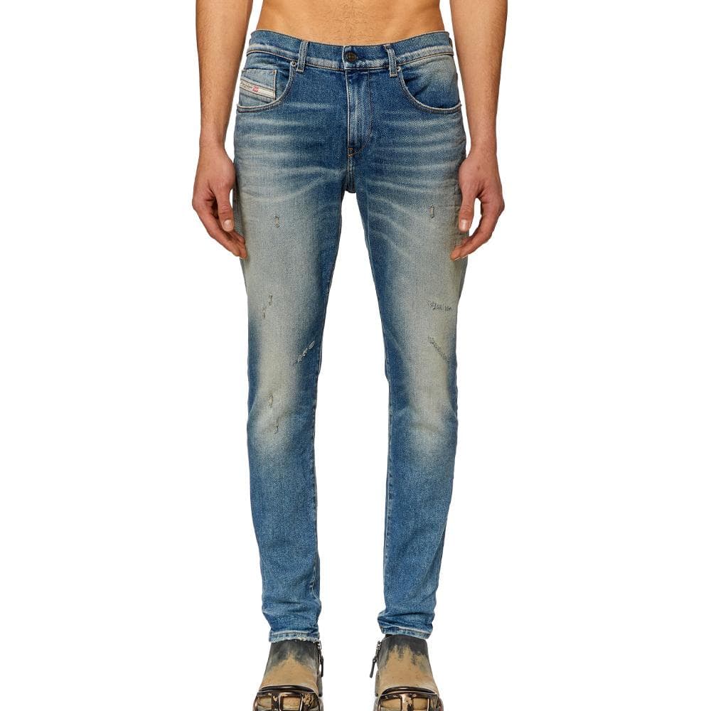 Jean Slim Fit Bleu Moyen Homme Diesel2019 1