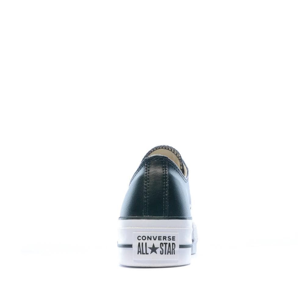 Baskets compensées cuir noir femme Converse All Star 3