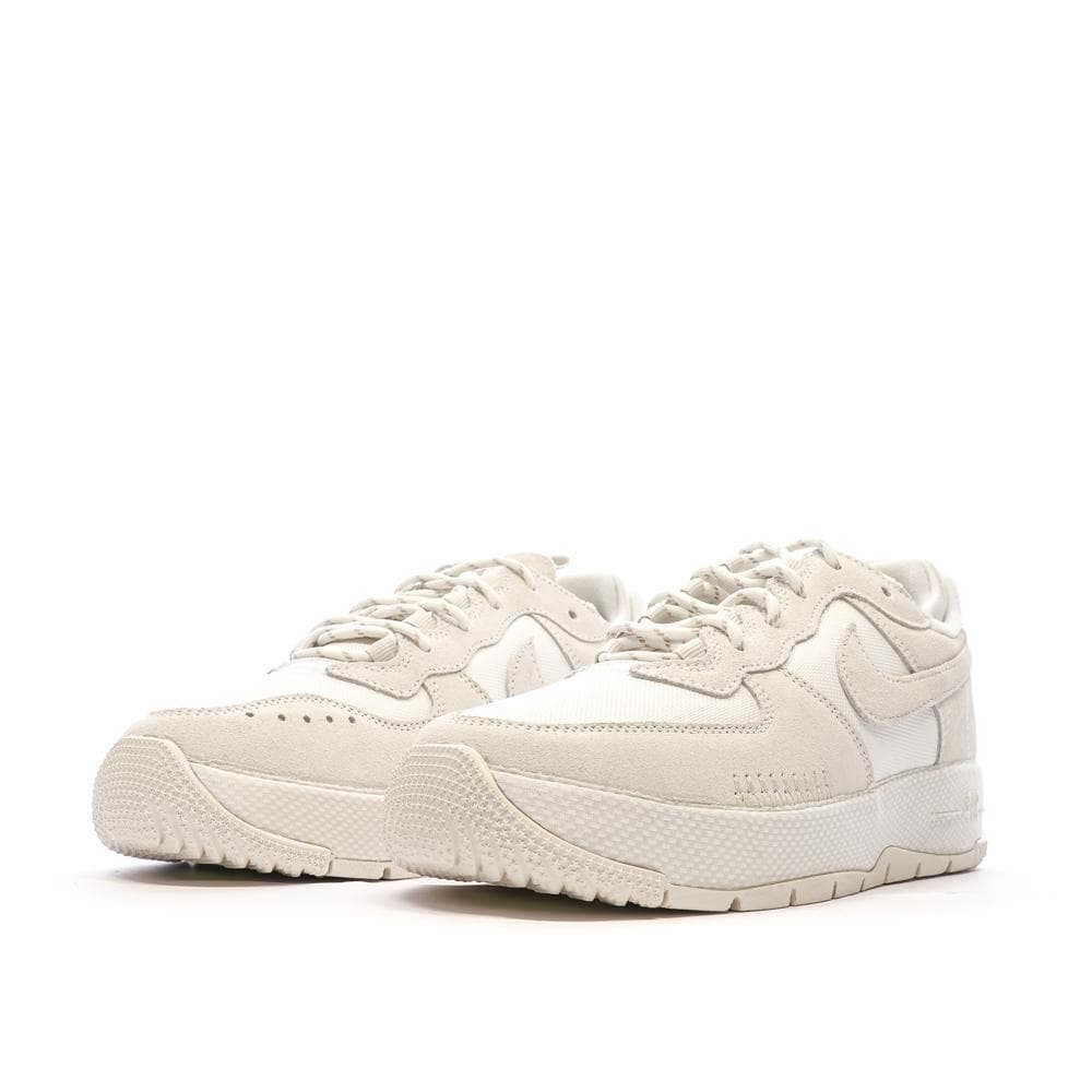 Baskets Beiges/Blanches Femme Nike Air Force 1 Wild 6