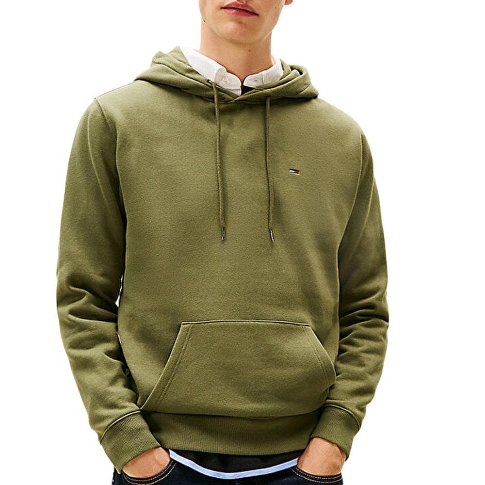 Sweat Kaki Homme Tommy Hilfiger Tjm Reg S Flag 1