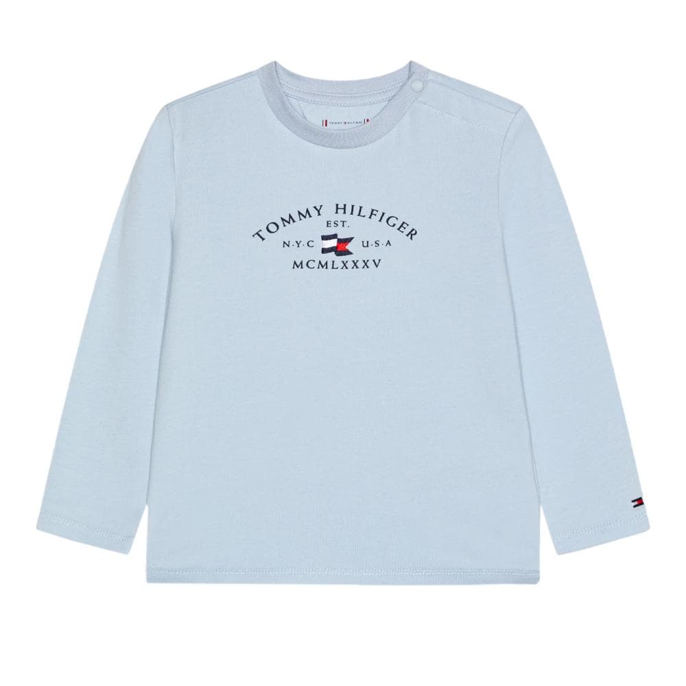 T-shirt Bleu Garçon Tommy Hilfiger Nautical 1