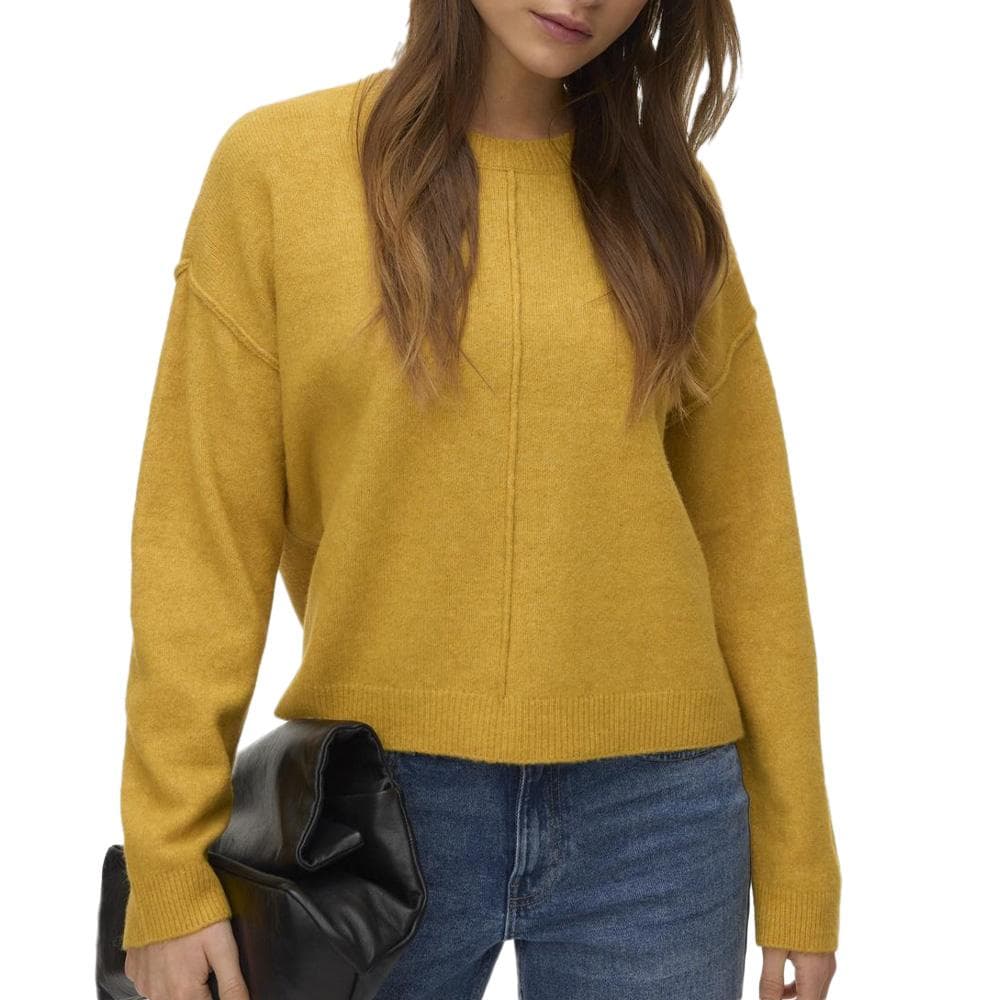Pull Jaune Moutarde Femme Vero Moda Besti 1
