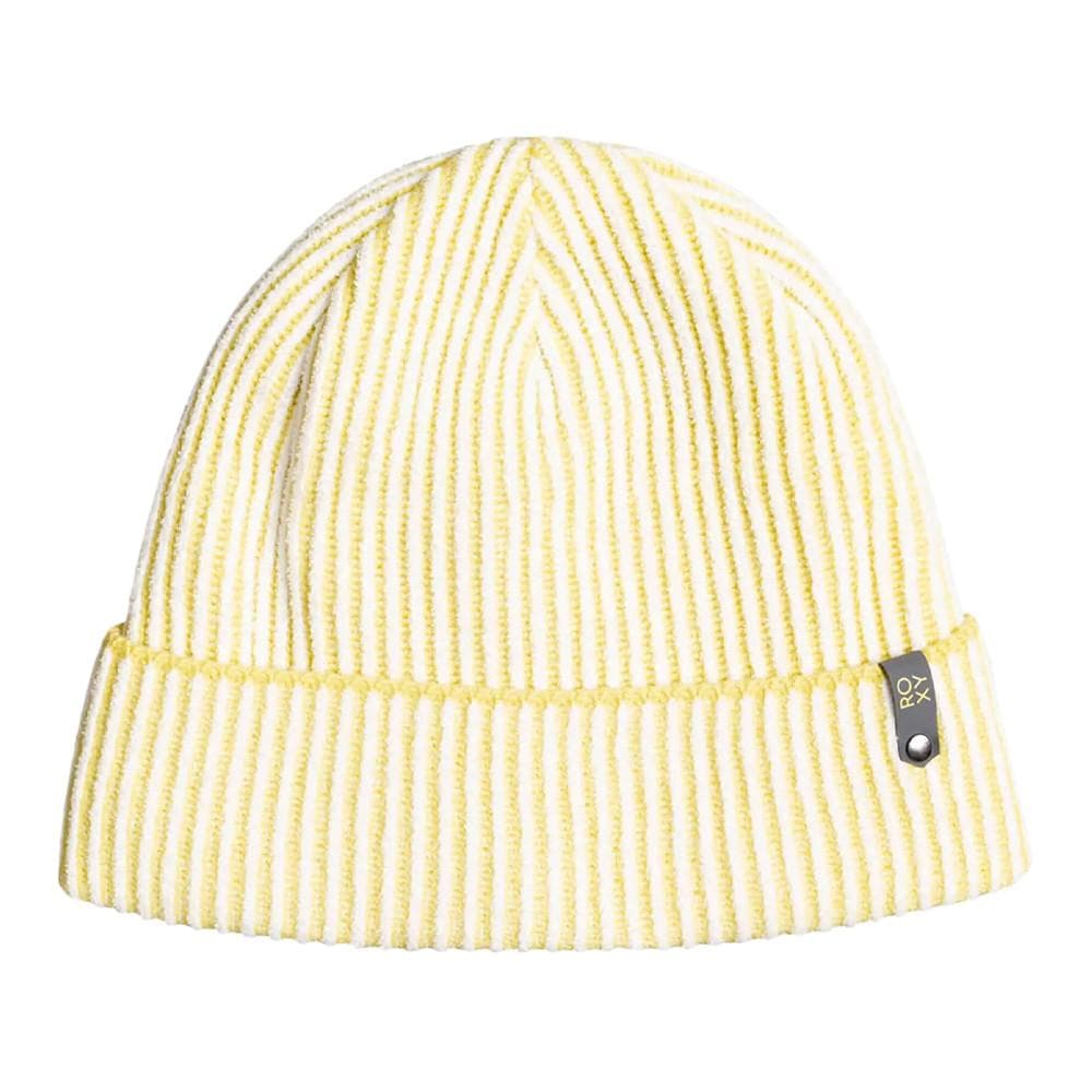 Bonnet Blanc/Jaune Femme Roxy Ozalee 1