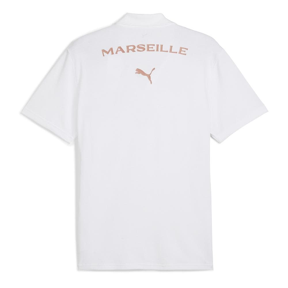 OM Polo Blanc Homme Puma 2