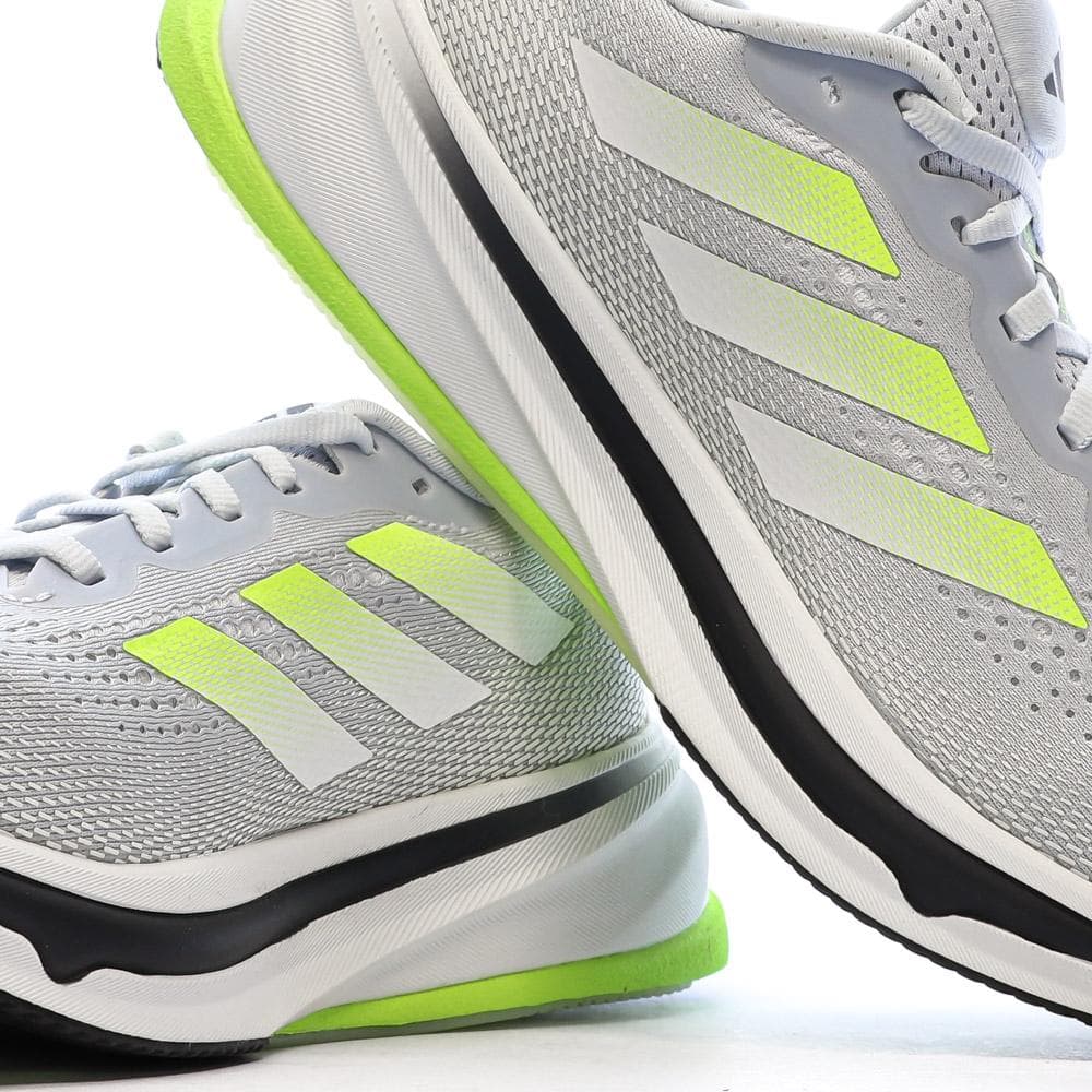 Chaussures de Running Grises/Jaunes Homme Adidas Supernova 7