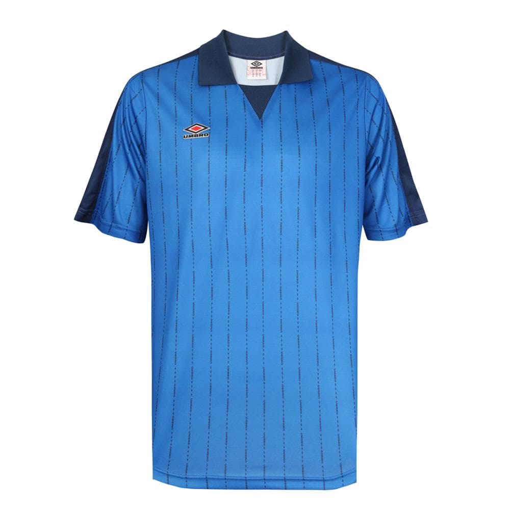 Polo Bleu Homme Umbro Linear PRT 1