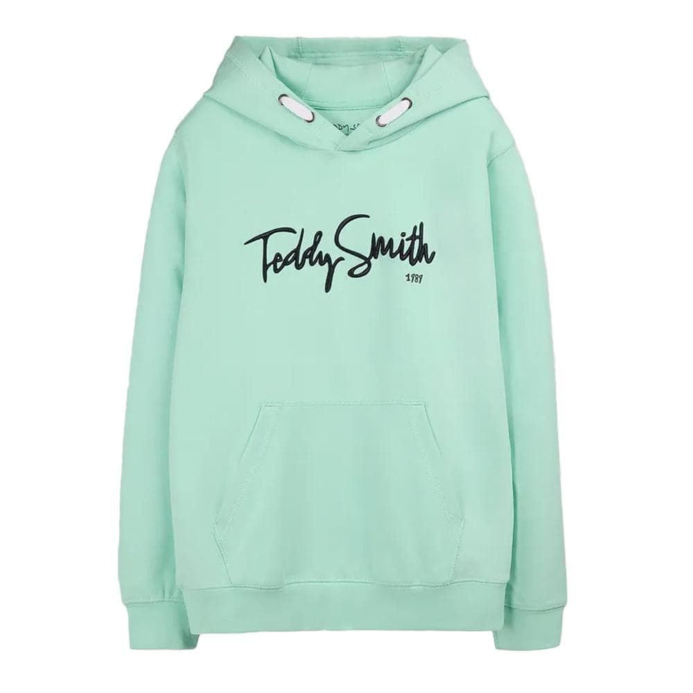 Sweat à Capuche Vert Garçon Menthe Teddy Smith Evry 1