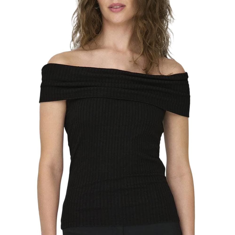 T-Shirt Noir Femme JDY Fransiska 15344028 1