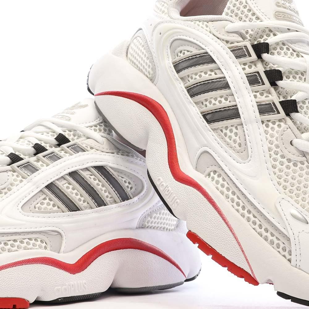 Baskets Blanches/Rouges Homme Adidas Ozmillen 7