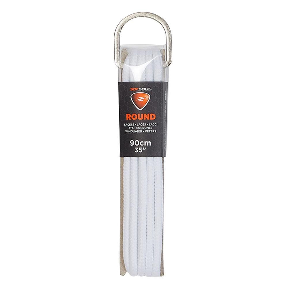Lacets Blanc Mixte Sofsole Dring Round White 90 Cm 1