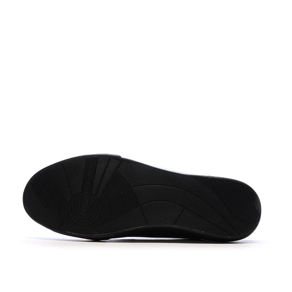 Baskets Noires Cuir Homme Tommy Hilfiger Core Corporate Vulc 5
