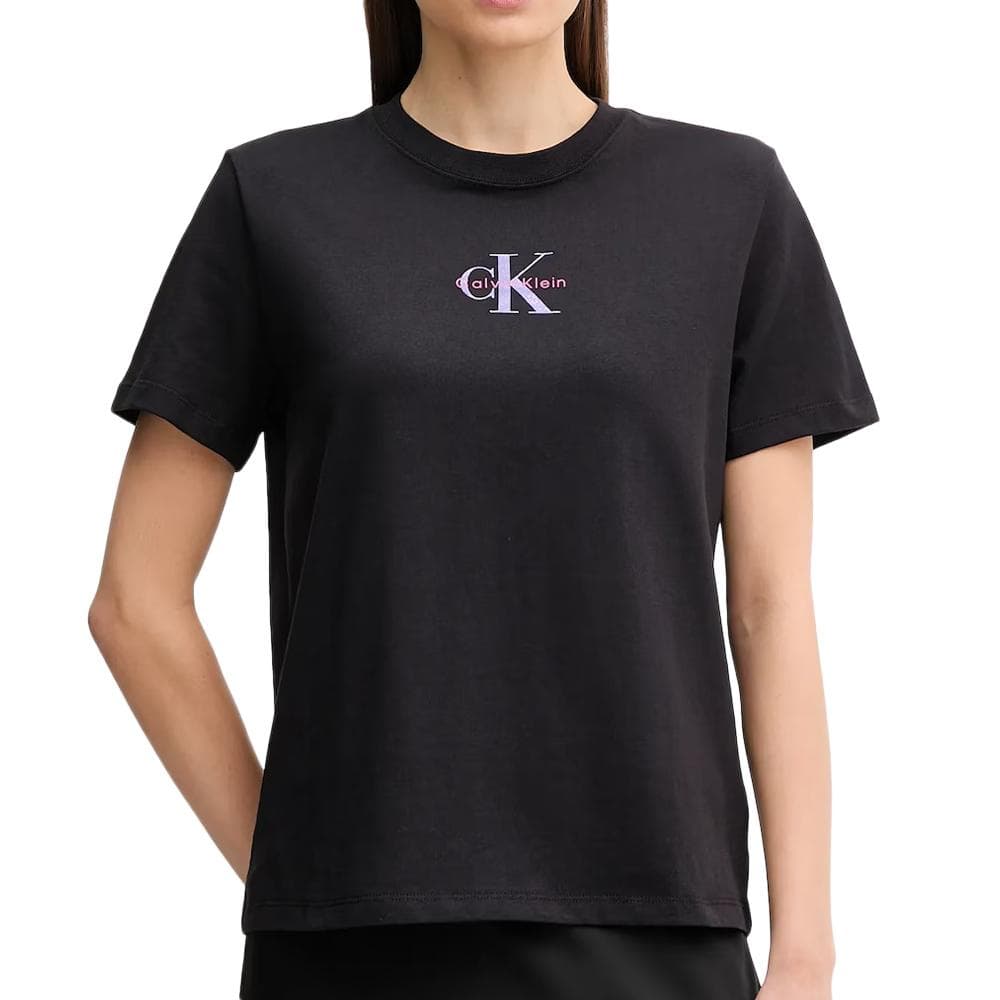 T-Shirt Noir Femme Calvin Klein Jeans Classic 1
