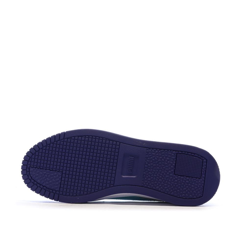 Baskets Blanc/Vert Femme Puma Carina 5