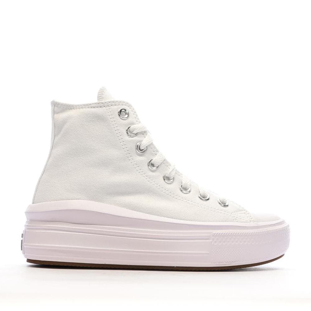 Baskets Blanches Femme Converse Chuck Taylor All Star Move 568498C 2
